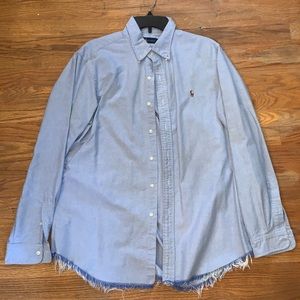 Ralph Lauren Sky Blue Button Up Dress Shirt